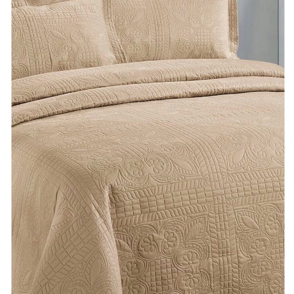 Other - 2pc Bed Spread Embossed Bedcover Over size Twin